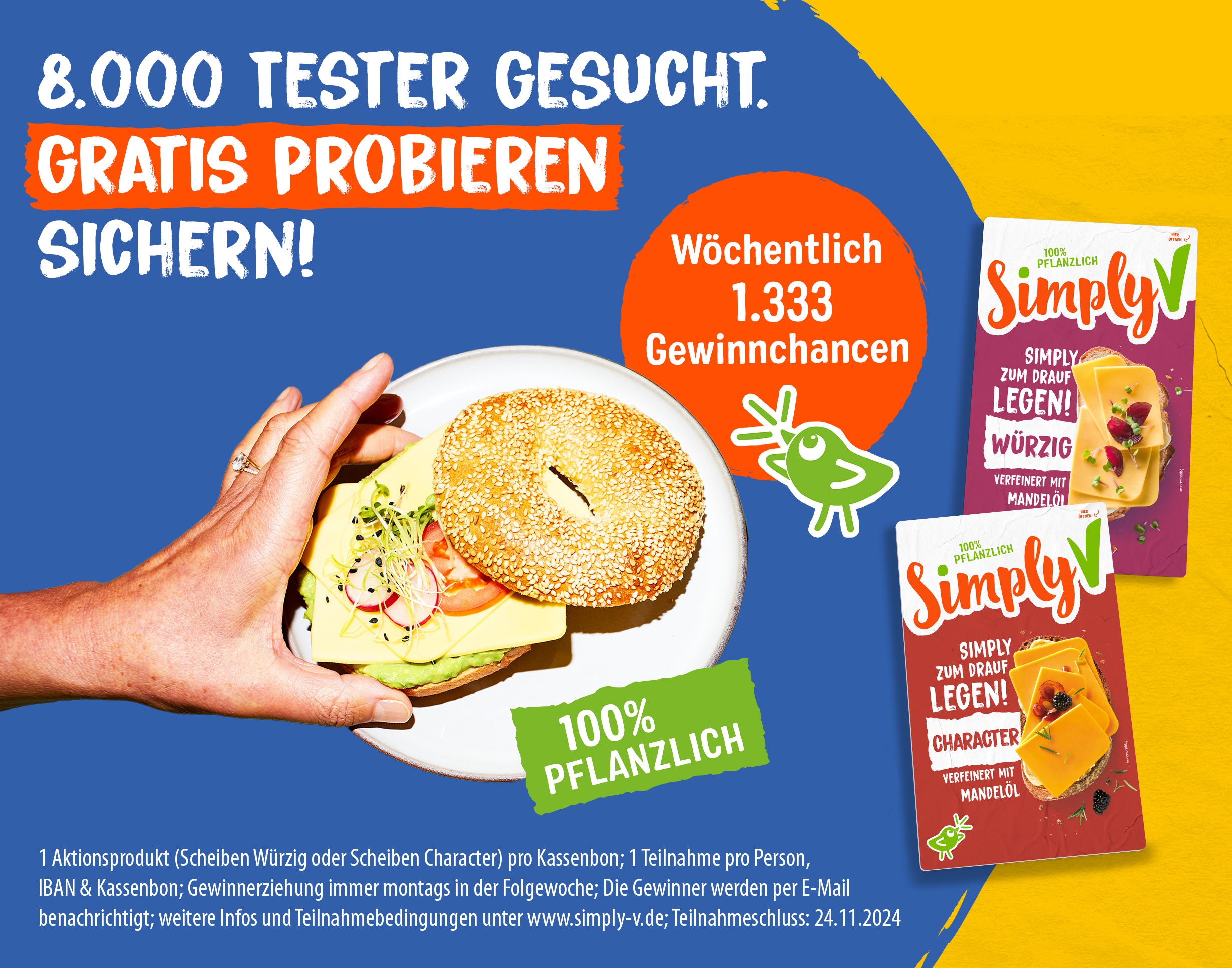 Simply V Produkttester Gewinnspiel 2024