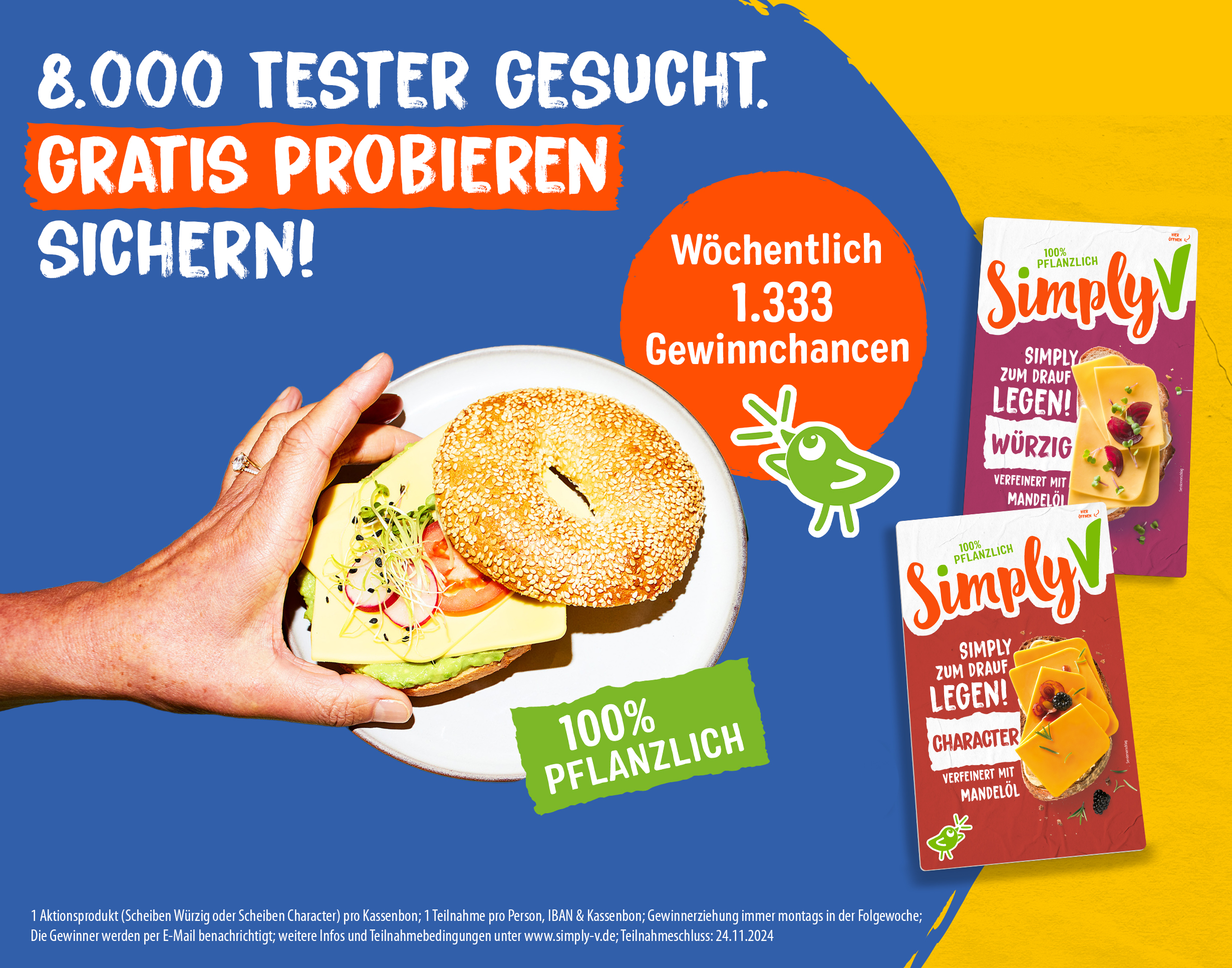 Simply V Produkttester Gewinnspiel 2024